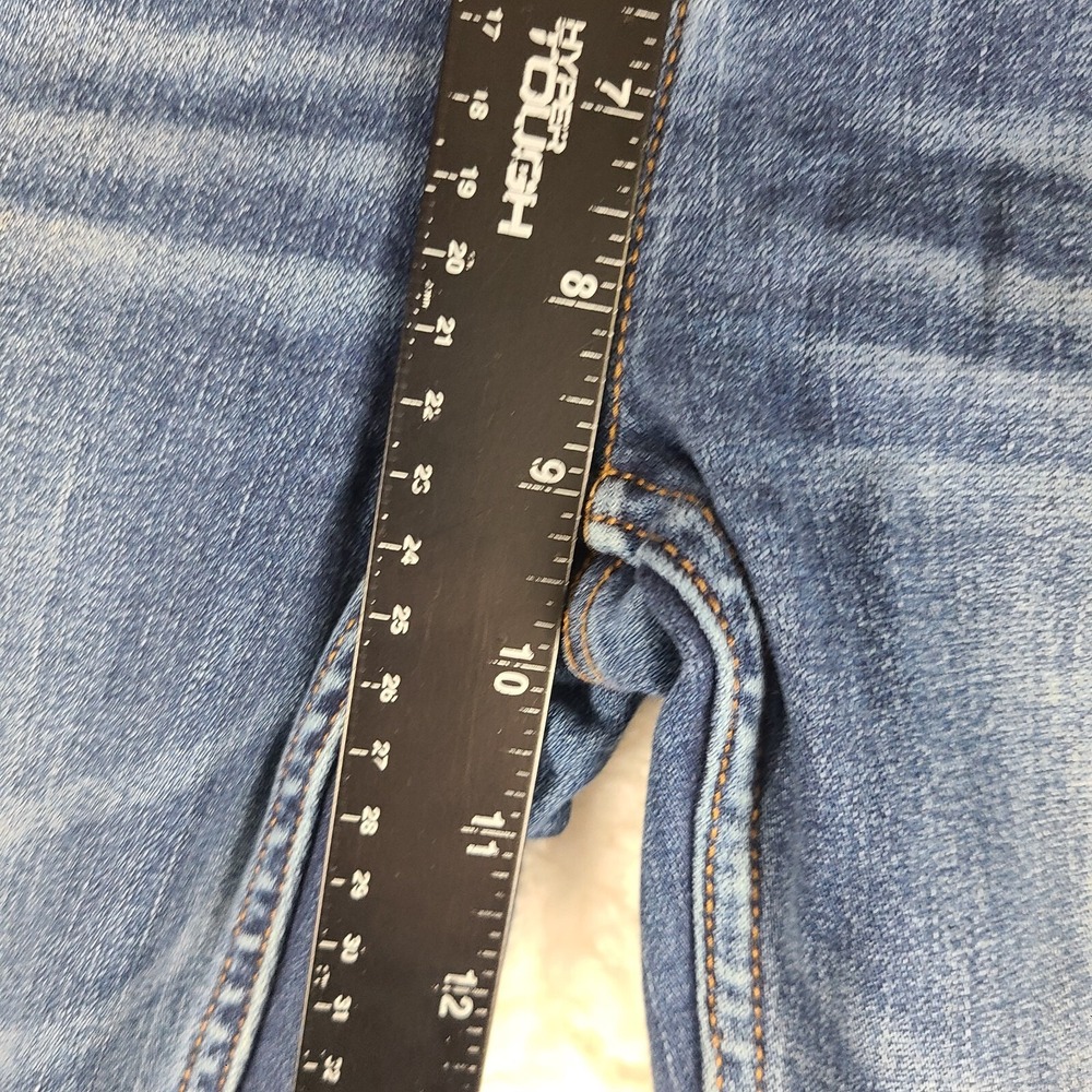 Vigoss Jeans Womens 27x27 Blue Jagger Skinny Fray Distress Dark‎ Wash Denim - Picture 5 of 14